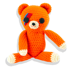 ziggy bear (orange) crochet